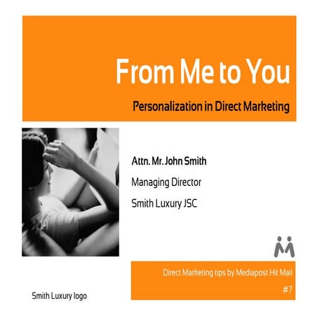 #7 - Personalization 