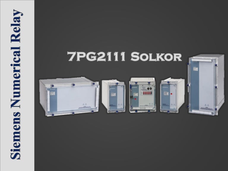 7PG2111 Solkor Relay