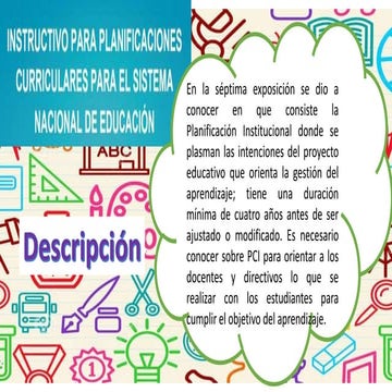 7 planificacion curricular insttucional  exposicion 2