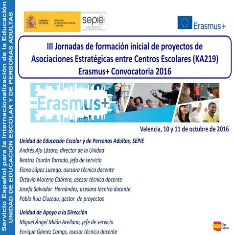 Jornadas Erasmus+ Valencia