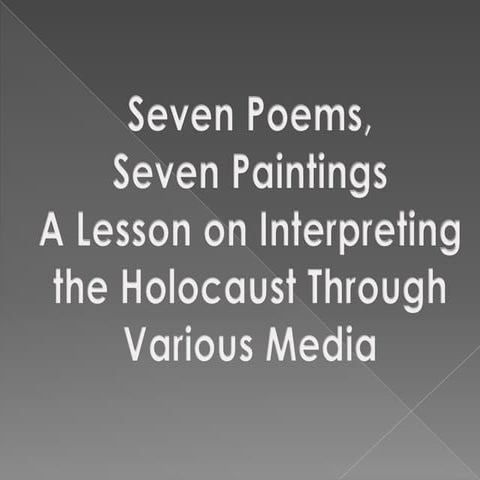 7 Poems &amp; Paintings Art Lesson