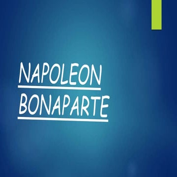 Napoleon Bonaparte | PPTX