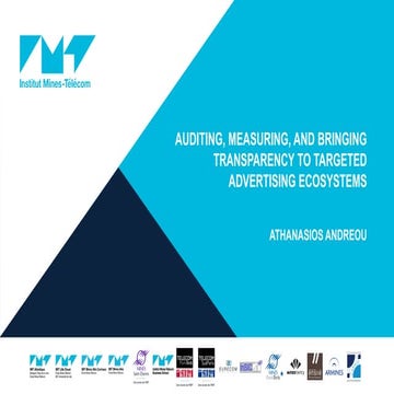 Auditing, measuring, and bringing transparency to targeted advertising ecosys...