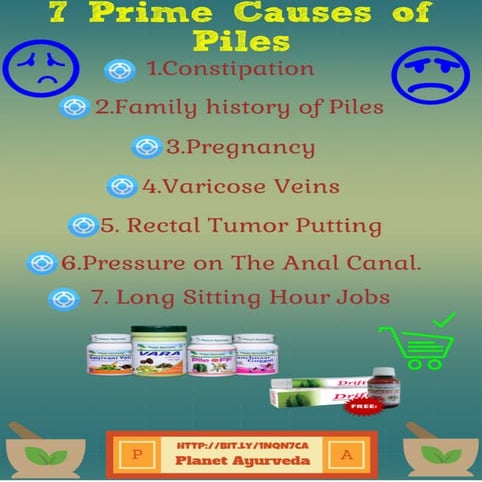7 prime causes of piles