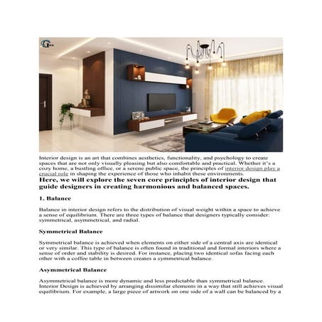 Top 7 Powerful Principles of Interior Design You Need to Know | Insider Marke...