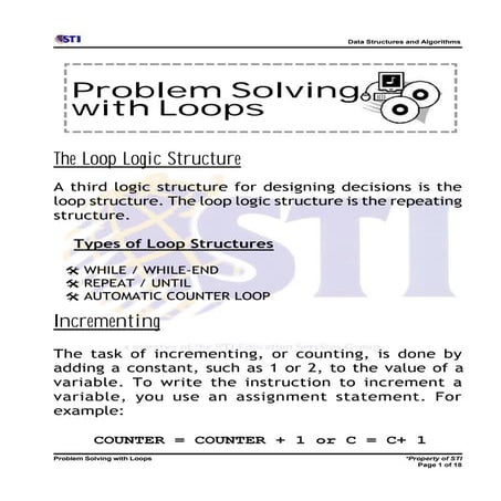 7 problem solving with loops | PDF