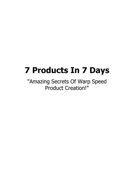 7 products in_7_days