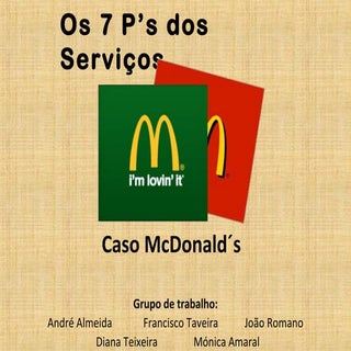 7 p's dos serviços