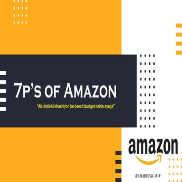 7ps of amazon