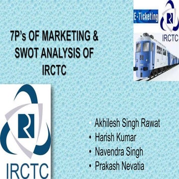 IRCTC Service Marketing