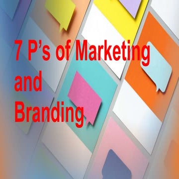 7ps of marketing ppt | PPTX