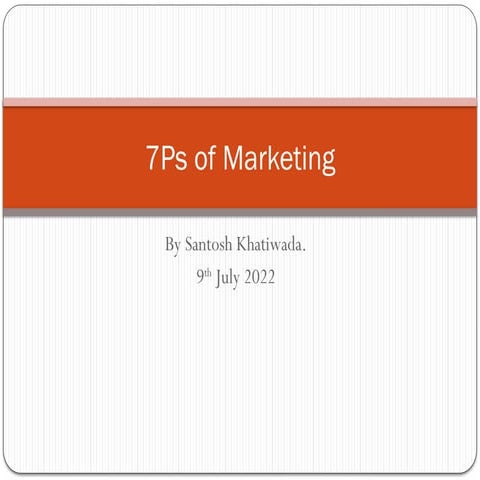 Marketing_ Define and Understand Marketing Goals and Approaches | PPTX