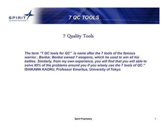 7 tools of quality | PPTX | Science