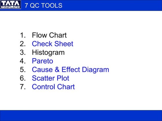 7 tools of quality | PPTX | Science