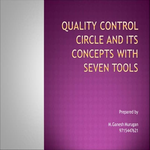 7 QC Tools and Quality Circles (tai lieu tham khao)