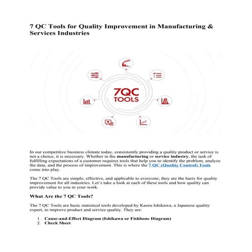 7 QC Tools for Quality Improvement in Manufacturing & Services Industries.docx