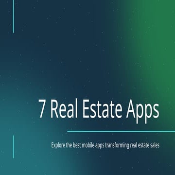7 Real Estate Mobile Apps Driving High Sales & Engagement