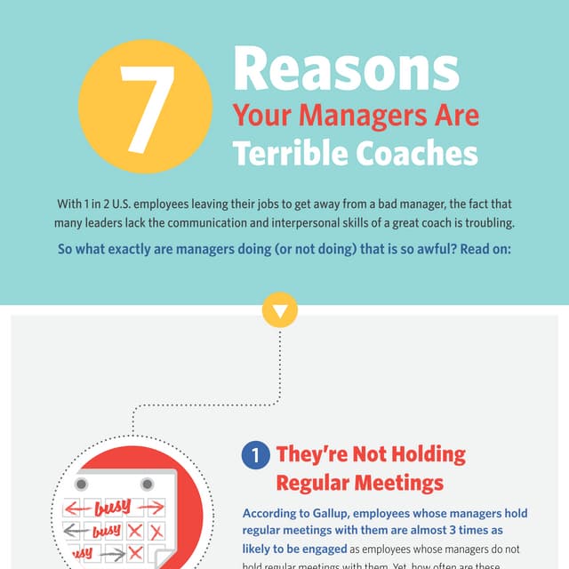 7 Reasons Your Managers Are Terrible Coaches