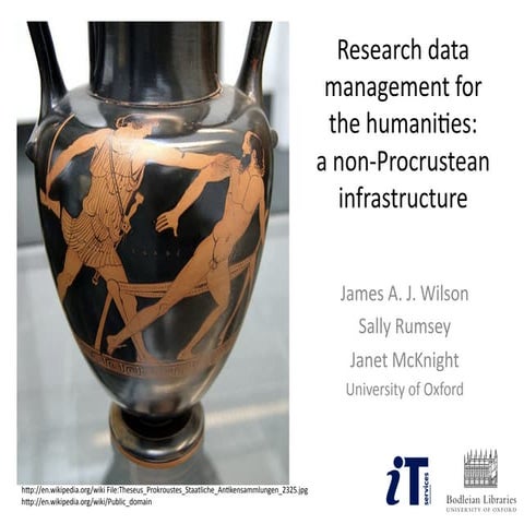 Sally Rumsey, Janet McKnight, James A.J. Wilson - Research data management fo...