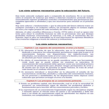 7 saberes para la educacion del futuro