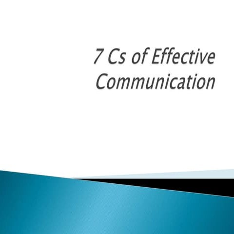 7 Cs