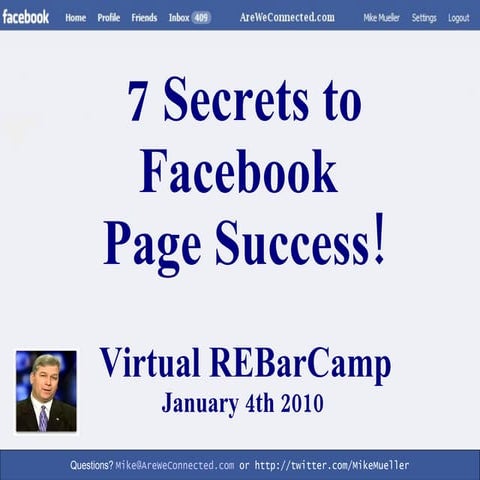 7 Secrets Of A Successful Facebook Page
