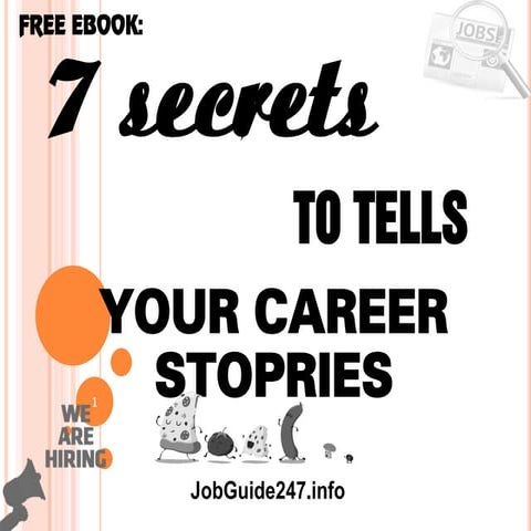 7 secrets to tells your career stories