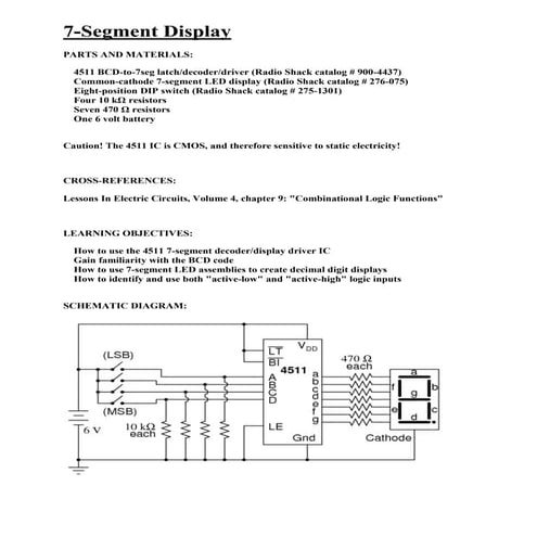 7-Segment Display | DOCX