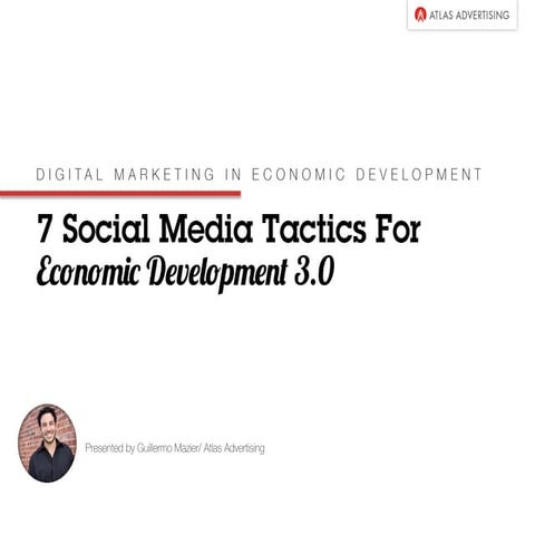 7 Social Media Tactics for Economic Development 3.0