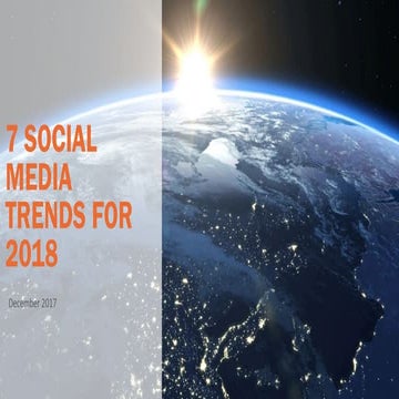 7 social media trends for 2018 