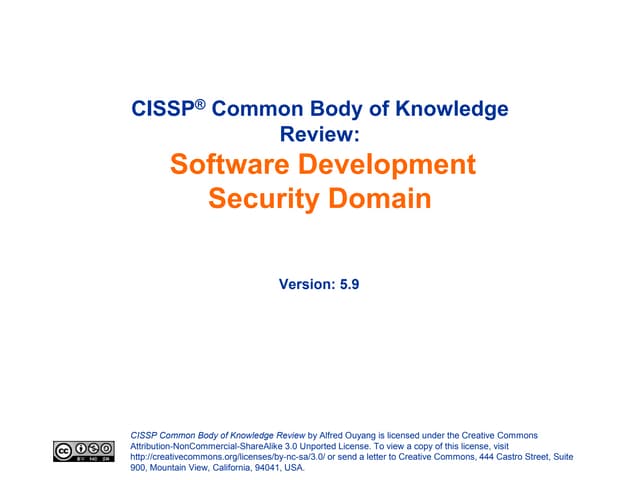 7 Software Development Security