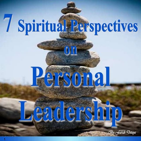 7 spiritual perspectives on personal leadership