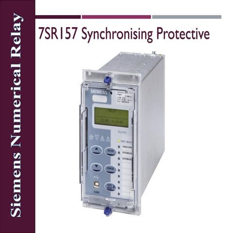7SR157 Synchronising Protective Relay