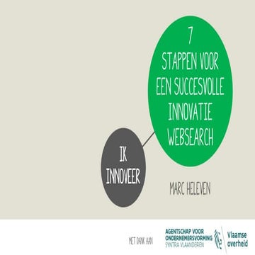 7 stappen succesvolle innovatie websearch 