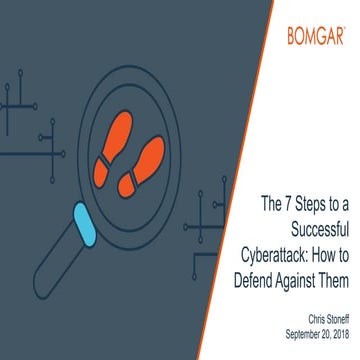 The 7 Steps to a Successful Cyberattack: How to Defend Against Them