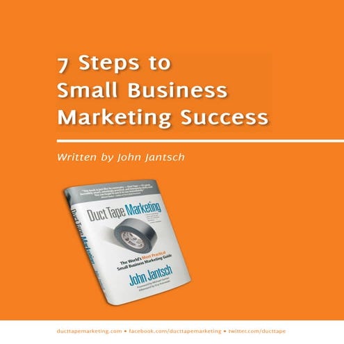 7 steps to small bussiness marketing success