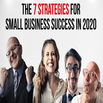 7 Strategies for Small Business Success in 2020