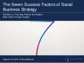 [Slides] Seven Success Factors of S...