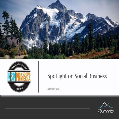 7 summits   insight summit series - spotlight on social business