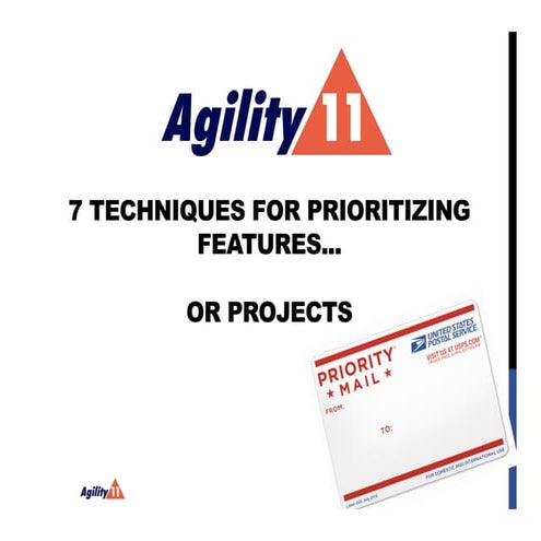 7 Techniques for Prioritizing Features or Projects