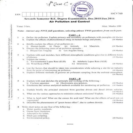 7th Semester Civil Engineering (2013-December) Question Papers | PDF