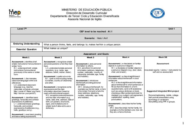 7th grade Scope and Sequence (Engli...
