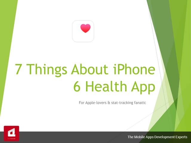 7 Things About iPhone 6 Health App