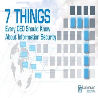 7 things every ceo should know about information security