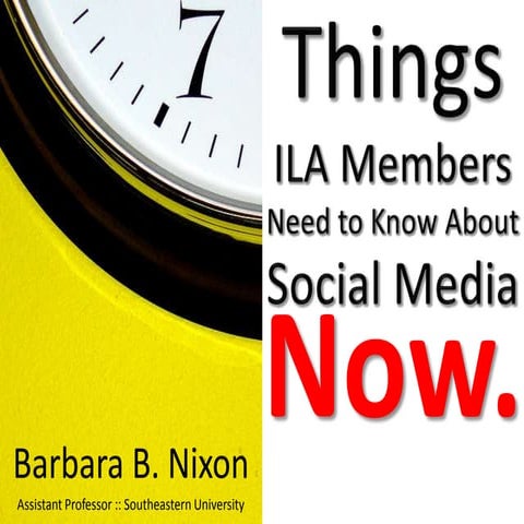7 Things ILA Members Need to Know About Social Media NOW