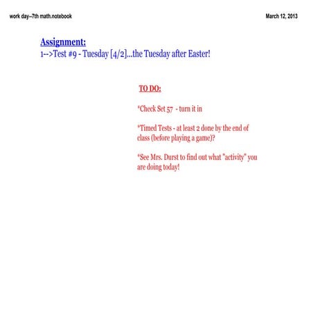 7th math c2 -march13