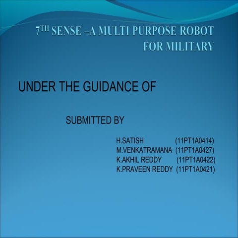 7th sence robot_for_military_applications