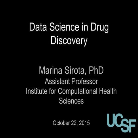 Data Science in Drug Discovery