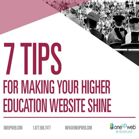 Higher Education Website Design: Branding & User Experience | Oneupweb  