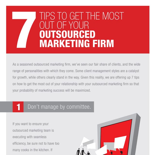 7 Tips to Get the Most Out of Your Outsourced Marketing Firm